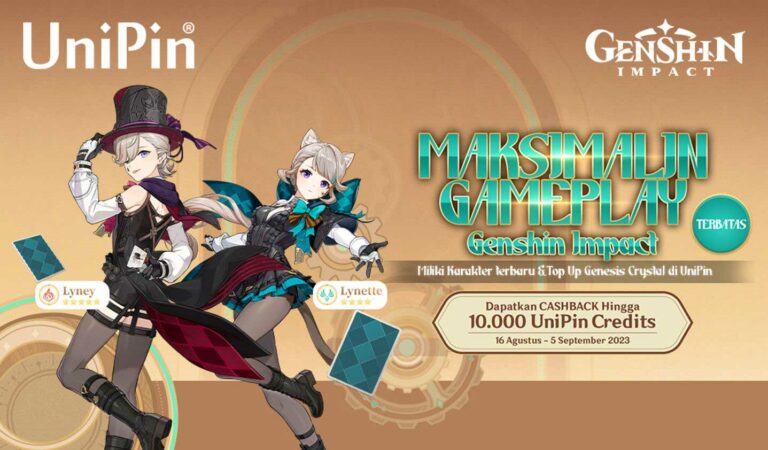 Top Up Genesis Crystal di UniPin dan Raih Cashback Hingga 10.000 UniPin Credits