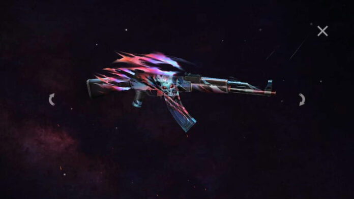 Senjata-Skin-AK47-Skull-Hunter-FF-Wallpaper
