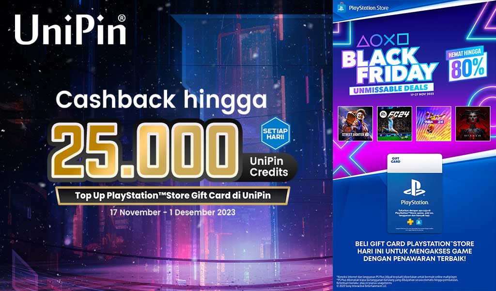 Black Friday Sale Hadir bersama UniPin dengan Penawaran Terbaik!!