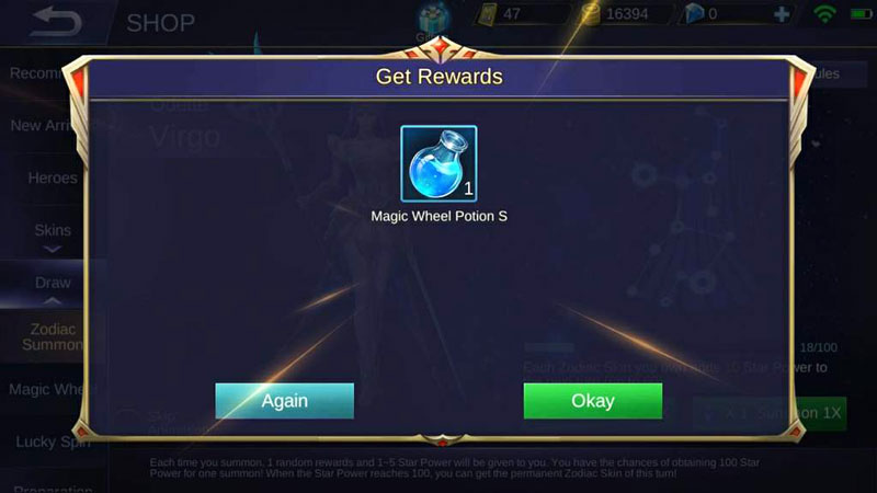 Cara Cepat Dapat Magic Wheel Potion Mobile Legends