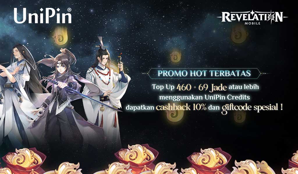 Promo Revelation, Bonus UniPin Credits + Gift Code Spesial!