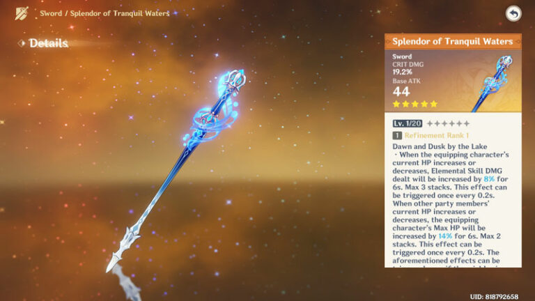 Daftar Nama Senjata Terbaru di Genshin Impact 4.2