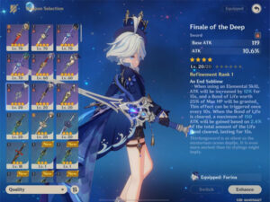 Tier List Senjata Furina Genshin Impact Guide