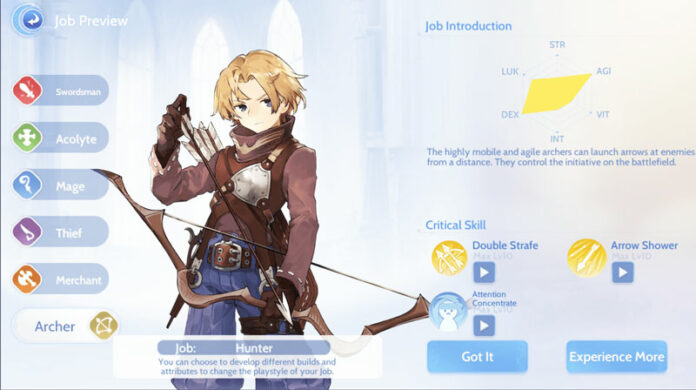 Panduan Build dan Stat Archer Ragnarok Origin