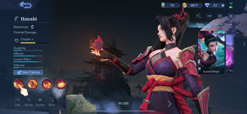 Simak Build Hanabi Tersakit 2023, Bikin Musuh Mati Langkah