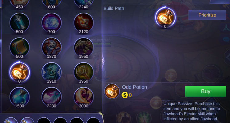 Odd Potion : Item Anti Jawhead Biar Gak Dilempar