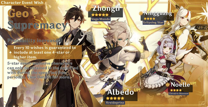 Karakter-Geo-Genshin-Impact-Tier-List-Guide