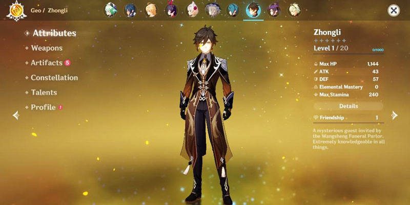 Karakter-Geo-Genshin-Impact-Tier-List-Wallpaper