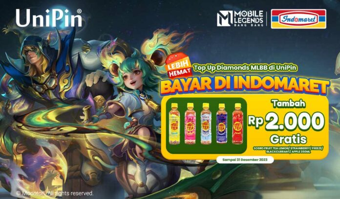 Top Up Diamonds MLBB di Indomaret, Beli Sosro Fruit Tea 2 ribu