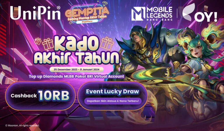 Top Up MLBB, Dapat 10RB UniPin & Skin Aldous/Nana!
