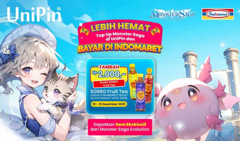 Top Up Monster Saga, Dapat Item Eksklusif + Sosro Rp2rb!