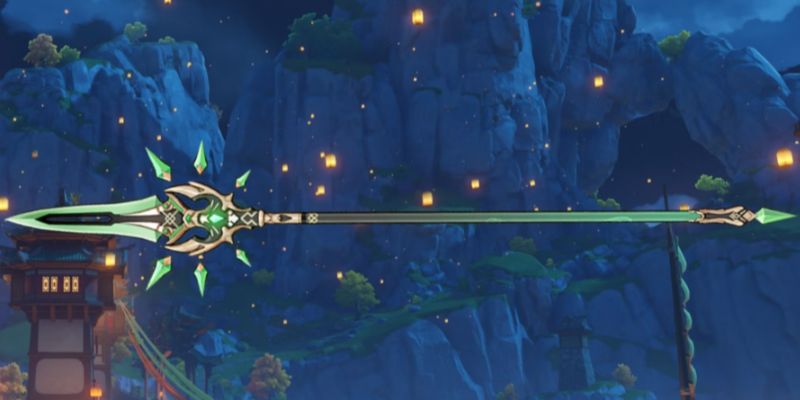 Polearm Genshin Impact - Primordial Jade Winged-Spear