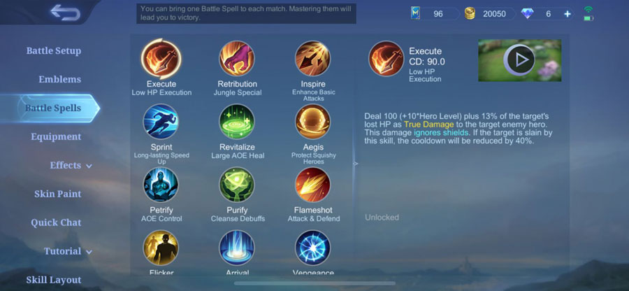 12 Battle Spell Mobile Legends yang Wajib Kamu Ketahui