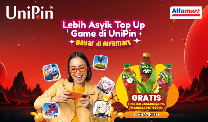 Top Up Game di UniPin dan Bayar di Alfamart Gratis Frestea Top Up Game di UniPin dan Bayar di Alfamart Gratis Frestea