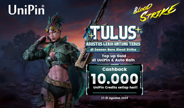 Agustus: Untung Terus di Blood Strike! Cashback 20% + Kode Item