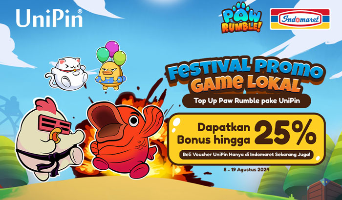 Festival Promo Game Lokal – Top Up Paw Rumble di UniPin dan Dapatkan ...