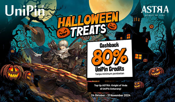 HALLOWEEN-TREAT--Top-Up-ASTRA-Knights-of-Veda-di-UniPin-Cashback-80%!