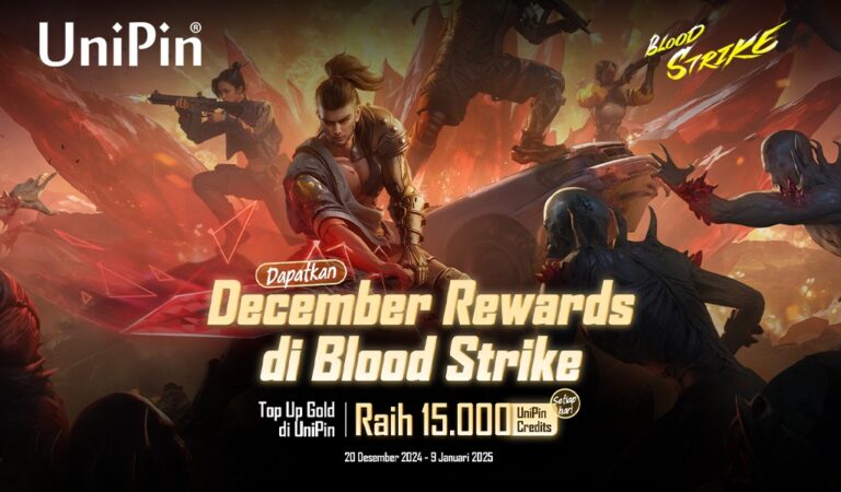 [December Rewards] Top Up Blood Strike di UniPin & Raih Cashback 15.000 UC Setiap Hari