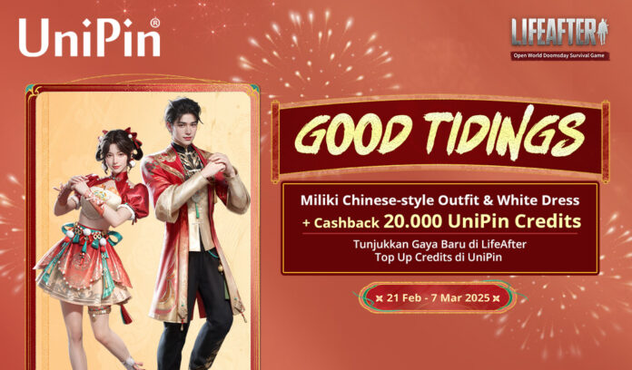 [Good Tidings] Miliki Outfit & White Dress LifeAfter - Top Up Credits di UniPin dan Raih 20rb UC