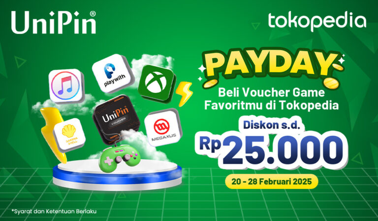 Rayakan Gajian Bareng Tokopedia, Nikmati Diskon hingga Rp 25.000!
