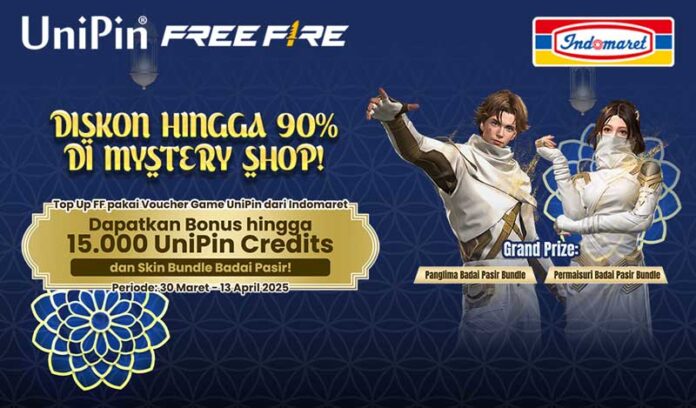 Beli-Voucher-Game-UniPin-di-Indomaret,-Dapat-Diskon-Mystery-Shop-hingga-90%-FF