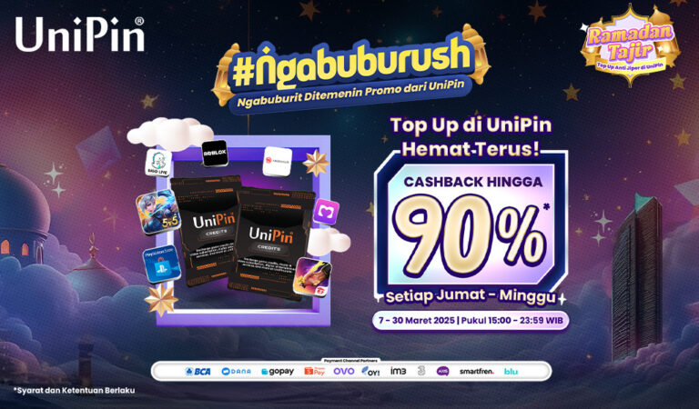 #Ngabuburush - Ngabuburit Ditemenin Promo Cashback Hingga 90% dari UniPin