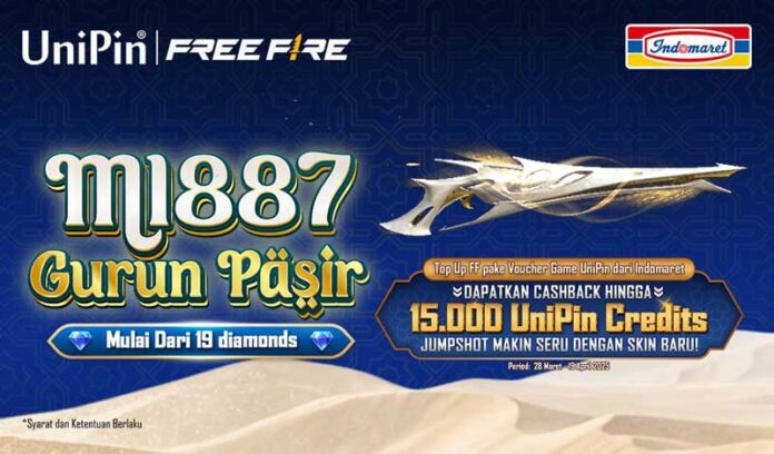 Top-Up-FF-dan-Bayar-di-Indomaret,-Dapat-Cashback-15K-+-M1887-Gurun-Pasir!