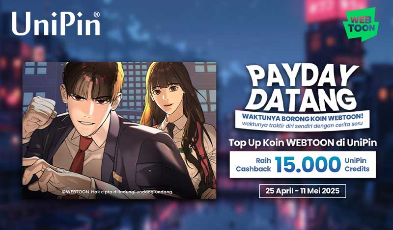 Payday Datang, Waktunya Borong Koin Webtoon di UniPin!!