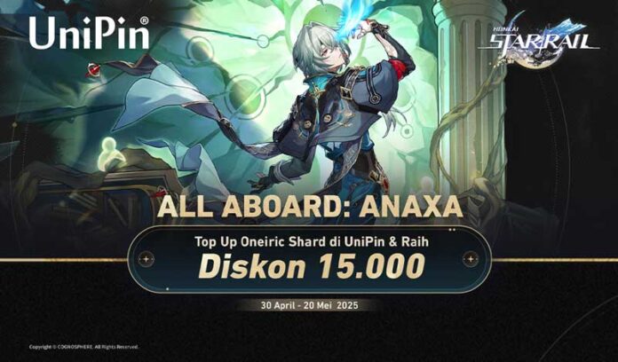 [All-Aboard-Anaxa]-Top-Up-Honkai-Star-Rail-di-UniPin-&-Raih-Diskon-15K