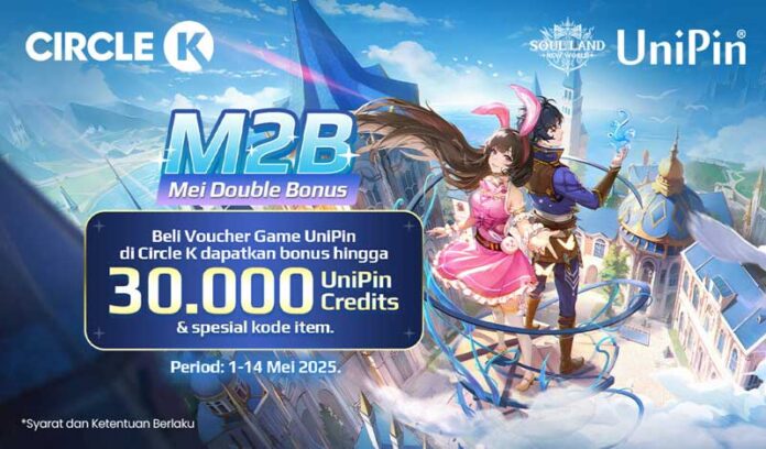 Beli-Voucher-UniPin-di-Circle-K,-Bonus-hingga-30K-UC-+-Kode-Item-Soul-Land!