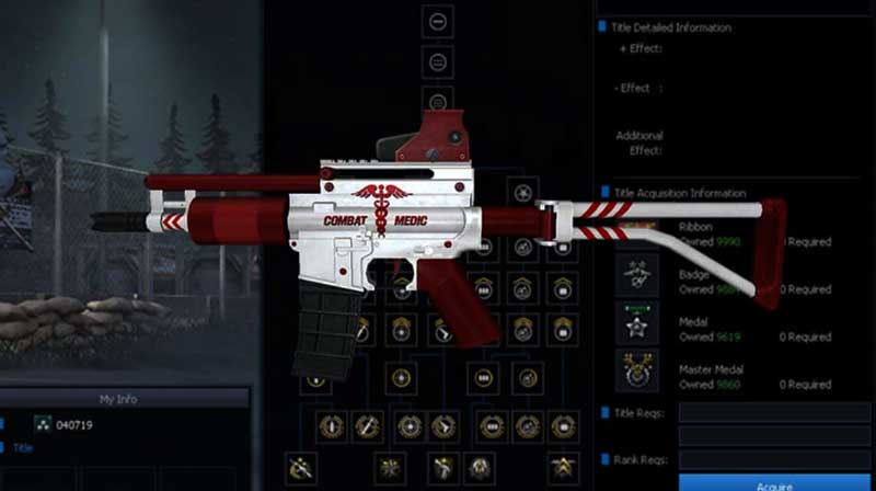 Cara Atur Title Weapon Reaction Point Blank 2025