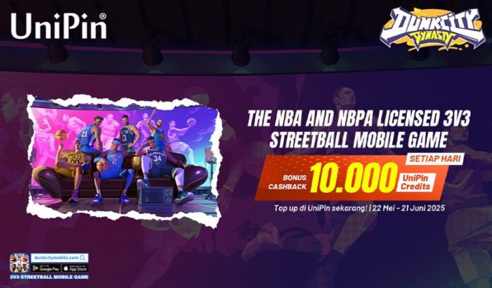 Main Dunk City Dynasty! Top Up di UniPin & Dapat 10.000 UC