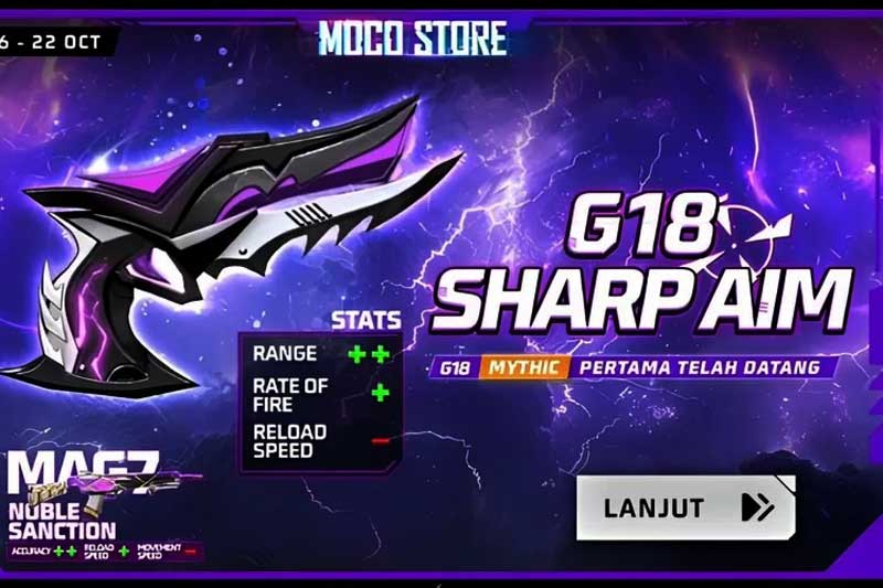 Skin-G18-Free-Fire-2025-Update-Terbaru,-Senjata-Paling-Ringan-Wallpaper-4K
