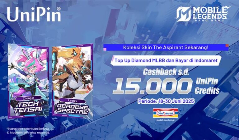 Comeback MLBB x The Aspirants 2025! Bonus Rp15Rb Cuma di Indomaret!