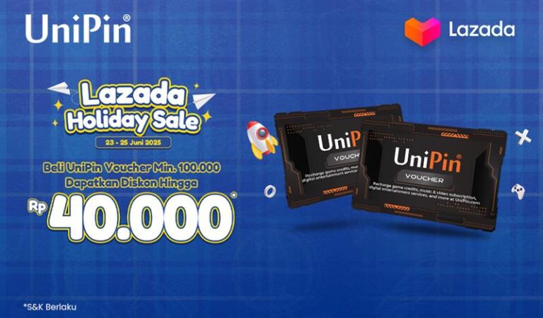 LAZADA HOLIDAY SALE Diskon Hingga Rp40.000 untuk UniPin Voucher! .jpg