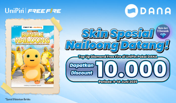 Nikmati Diskon 10Ribu dengan Top Up Diamond Free Fire di UniPin Pakai DANA!