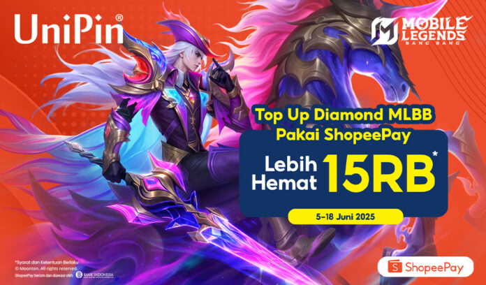 Nikmati Diskon Hingga 15Ribu dengan Top Up Diamond MLBB Pakai ShopeePay!