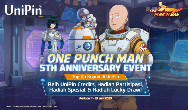 One Punch Man 5th Anniversary! Dapatkan Kupon & Cashback!