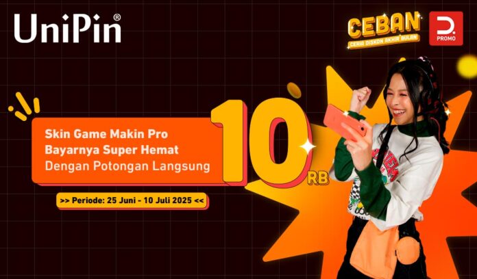 Promo CEBAN Hadir Lagi! - Diskon 10Ribu Top Up di UniPin Pakai DOKU Wallet!