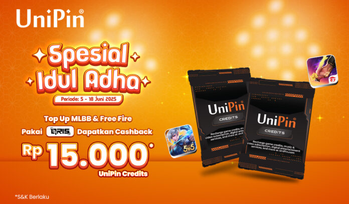 Spesial Idul Adha – Top Up MLBB & Free Fire Pakai QRIS Cashback 15 Ribu UC!