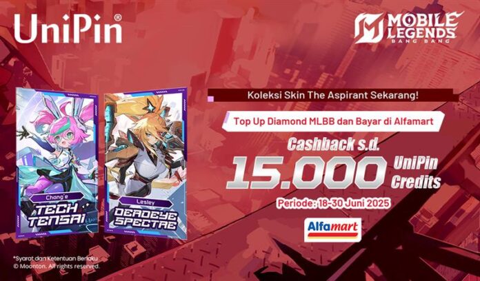 Wajib Top Up! MLBB x The Aspirants Kembali, Bonus 15Rb di Alfamart!