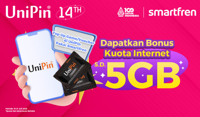 Gratis Kuota 5GB dari Smartfren! Rayakan #UniPin14Birthday