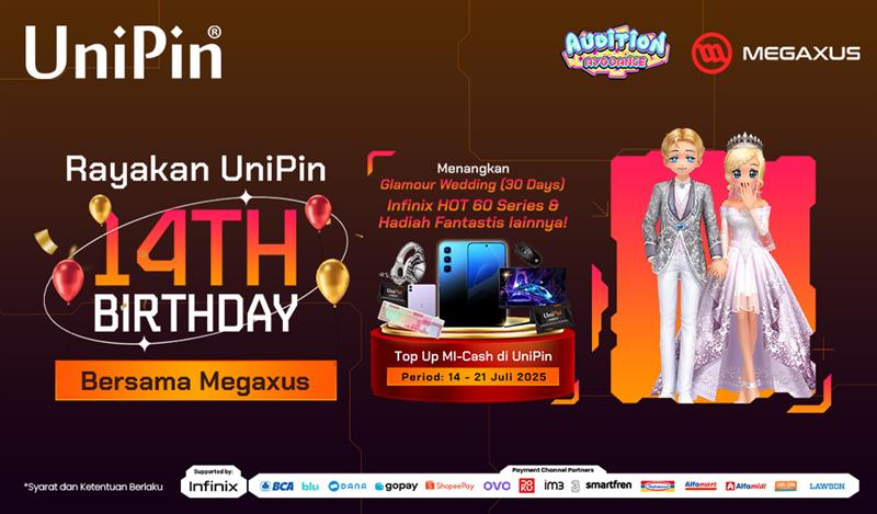 #UniPin14Birthday Top Up MI-Cash di UniPin – Bawa Pulang Hadiah Fantastis & Avatar Gratis!