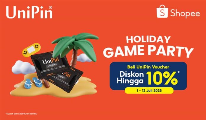 UniPin X Shopee Holiday Game Party!