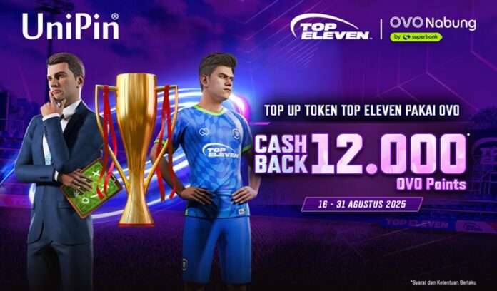 Raih Cashback 12.000 OVO Points dengan Top Up Token Top Eleven Pakai OVO!