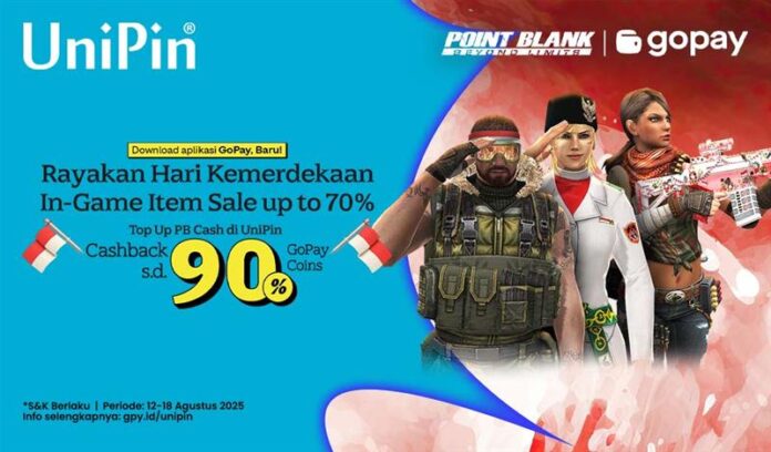 Sale In-Game Item Point Blank s.d. 70%! Ekstra Cashback 90% GoPay Coins Pakai GoPay!
