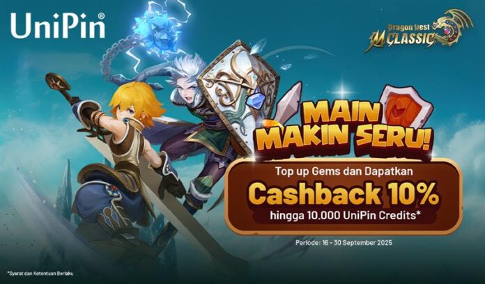 Dragon Nest M Classic Hadir dengan Update Baru. Top Up Gems dapat Cashback 10%