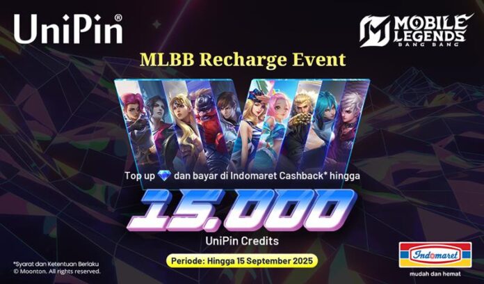 MLBB Recharge Event - Cashback Hingga Rp15.000 #bayarPakeIndomaret di UniPin!