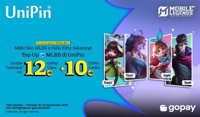 Miliki Skin Hello Kitty Sekarang! Top Up MLBB Pakai GoPay Bisa Lebih Hemat s.d. 22Ribu!