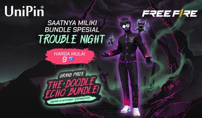 Saatnya Miliki Bundle Spesial Trouble Night di Free Fire Hanya di UniPin!